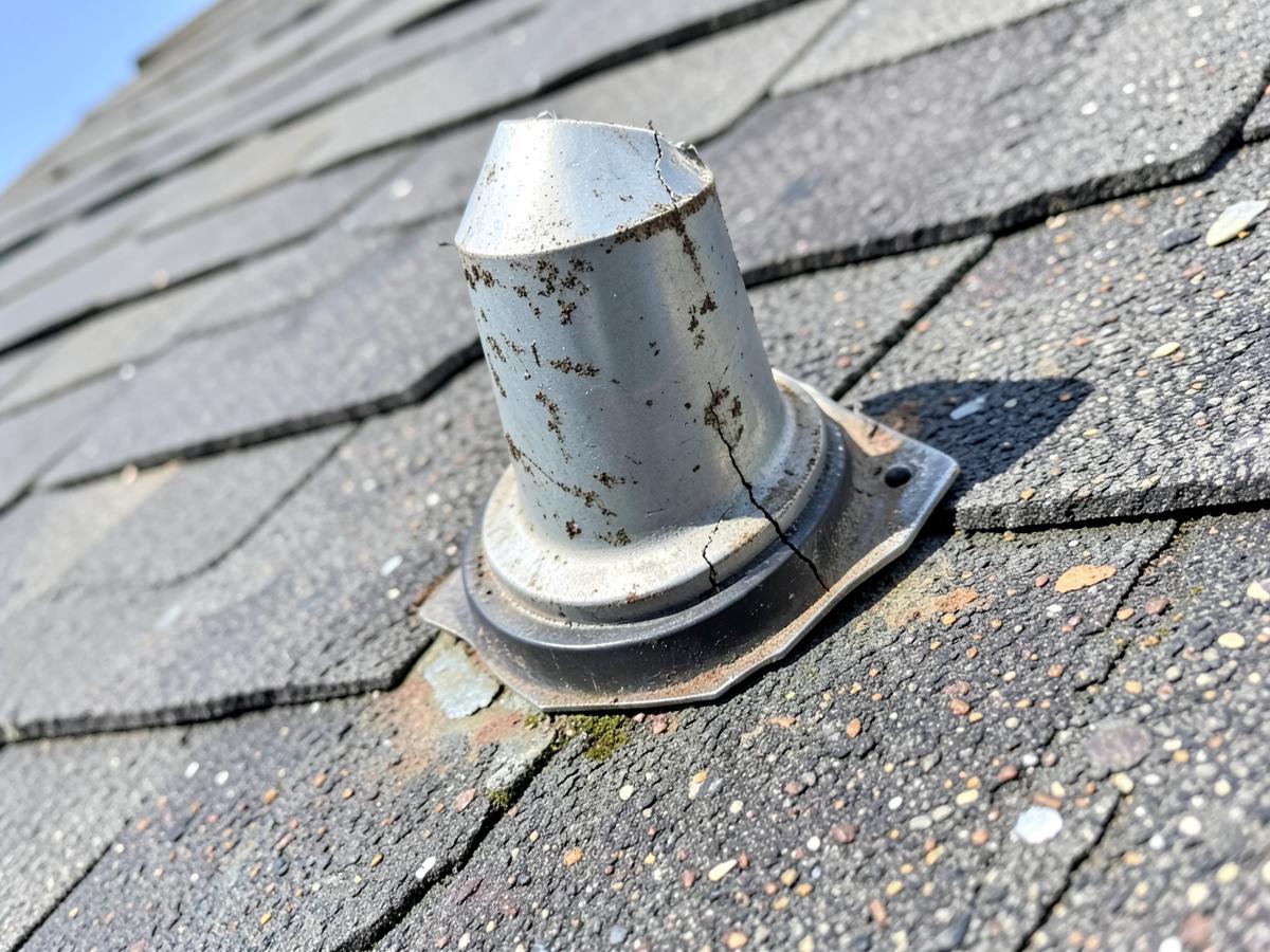 Small details. Big leaks. — example of roof wear
